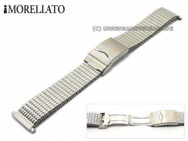 Flex-Uhrarmband -Elastic- Teleskop-Ansto� 18-22mm Edelstahl teilweise poliert von MORELLATO - Bild vergr��ern 