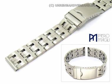Uhrenband Edelstahl 18-22mm Wechselansto� fein geb�rstet sportlich-extravagant von Piero Magli - Bild vergr��ern 