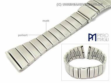 Uhrenband Edelstahl 26-30mm Wechselansto� teilweise poliert sportlich-schlicht von Piero Magli - Bild vergr��ern 