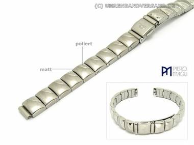 Uhrenband Edelstahl 08-12mm Wechselansto� Massiv-Optik teilweise poliert von Piero Magli - Bild vergr��ern 