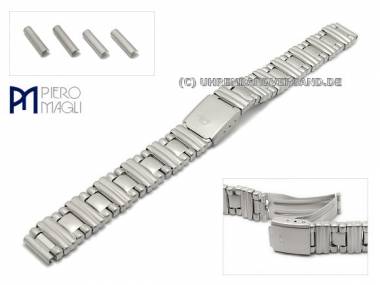 Uhrenarmband Edelstahl 12-16mm Wechselansto� matt mit Faltschlie�e von Piero Magli - Bild vergr��ern 