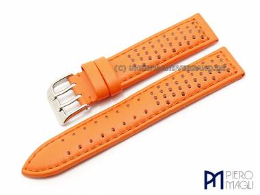 Uhrenarmband -Lorica Perforada- 24mm orange Lorica abgen�ht von Piero Magli (Schlie�enansto� 24 mm) - Bild vergr��ern 