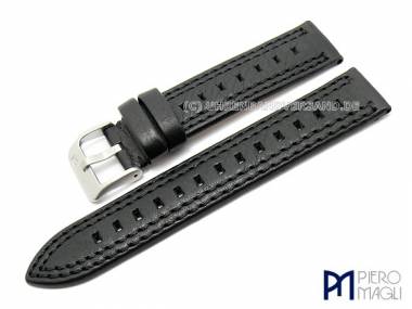 Uhrenarmband -Dakota Sport- 22mm schwarz abgen�ht von Piero Magli (Schlie�enansto� 22 mm) - Bild vergr��ern 