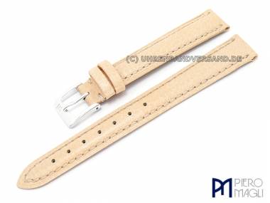 Uhrenband -Femina- 10mm lachsfarben genarbt robust von Piero Magli (Schlie�enansto� 8 mm) - Bild vergr��ern 