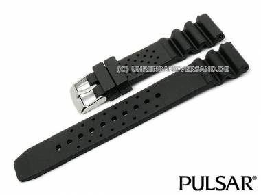 Ersatzarmband PULSAR 20mm schwarz Silikon f�r YM62-X229 etc. - Bild vergr��ern 