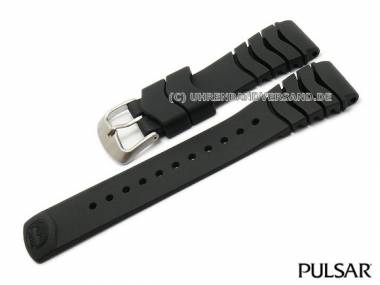 Original Ersatzarmband PULSAR 22mm schwarz Kunststoff f�r 7S26-X004, V145-X010, 7T62-X082 - Bild vergr��ern 