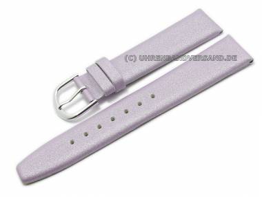 Sonderangebot: Uhrenarmband 14mm flieder metallic Synthetik ohne Naht (Schlie�enansto� 12 mm) - Bild vergr��ern 