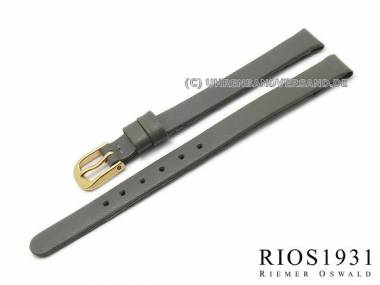 Uhrarmband -Diplomat Clip- 06mm fester Steg steingrau glatt echt Leder RIOS (Schlie�enansto� 6 mm) - Bild vergr��ern 
