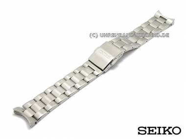 Ersatz-Uhrenarmband SEIKO 20mm Edelstahl teilmassiv Rundansto� f�r SARB007, SARB009 etc. - Bild vergr��ern 