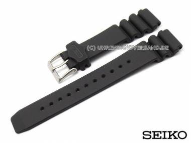 Ersatz-Uhrenarmband SEIKO 20mm schwarz Rubber f�r SNZ393, SNZB23 etc. - Bild vergr��ern 