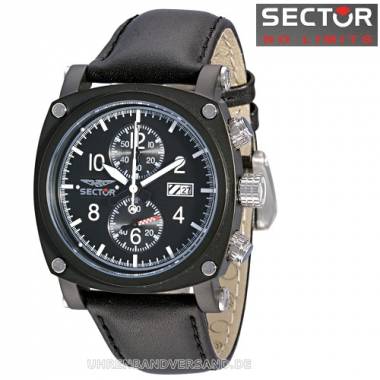 Chronograph -Eagle- Edelstahl schwarz Ziffernblatt schwarz von Sector (*SC*HU*) - Bild vergr��ern 