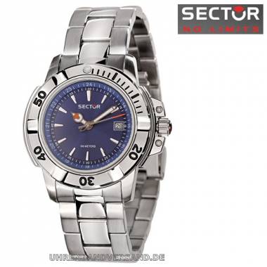 1a Angebot: Herrenuhr Edelstahl Ziffernblatt dunkelblau von Sector (*SC*HU*) - Bild vergr��ern 