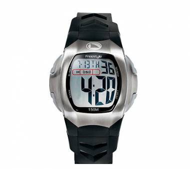 Herrenuhr -Shark Buzz- Edelstahl silber mit Digitalanzeige sportliches Design Freestyle (*FY*HU*) - Bild vergr��ern 