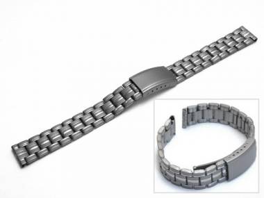 Uhrenarmband Titan 14mm teilpoliert elegant - Bild vergr��ern 