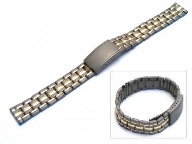 Uhrenarmband Titan 14mm bicolor - Bild vergr��ern 