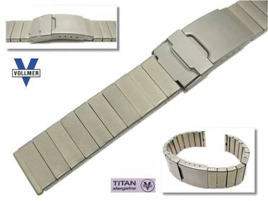 Metallarmband Titan 20mm SES Sicherheitsfaltschlie�e von Vollmer - Bild vergr��ern 