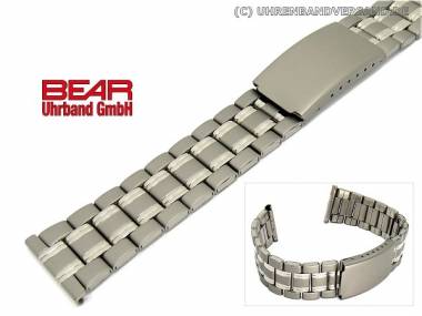 Titan - Uhrband 22mm teilweise poliert sportliches Design von BEAR - Bild vergr��ern 
