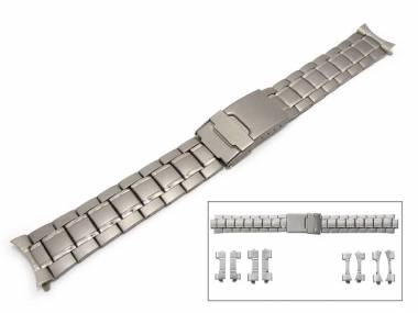 Uhrenarmband 18-20mm Titan EULIT teilweise poliert Wechselansto� rund/gerade - Bild vergr��ern 