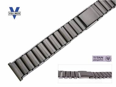 Uhrenarmband Titan 18mm mattiert Klappschlie�e von Vollmer - Bild vergr��ern 