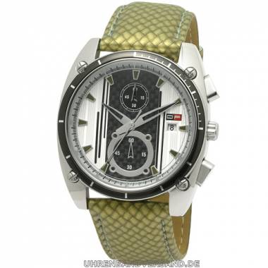 1a Angebot: Sportiver Chronograph Edelstahl Ziffernblatt schwarz/silber von D.Factory (*DF*HU*) - Bild vergr��ern 