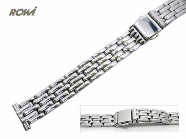 Uhrenarmband 14mm Edelstahl ROWI poliert modisches Design - Bild vergr��ern 