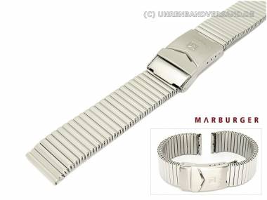 Uhrenarmband 18/20mm Edelstahl Zugband Wechselansto� Marburger - Bild vergr��ern 