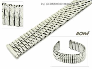 Uhrenarmband Fixoflex S Zugband Teleskop-Ansto� 18-22mm Edelstahl silber ROWI extravagant - Bild vergr��ern 