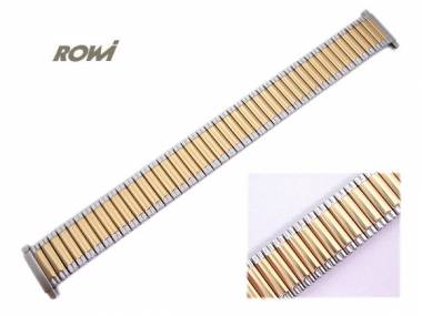 Uhrenarmband Fixoflex S Zugband Teleskop-Ansto� 20-16mm Edelstahl bicolor ROWI modisches Design - Bild vergr��ern 