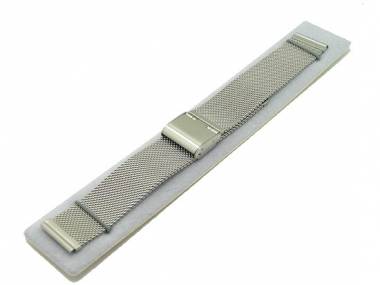Uhrenarmband Edelstahl 18mm Milanaise poliert - Bild vergr��ern 