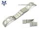 Metallarmband Edelstahl 22mm massiv SES Halbspangenband sandgestrahlt Rallye-Optik von Vollmer