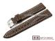 Uhrenarmband 22mm dunkelbraun Marino Sattelleder f�r Breitling von BOB (Schlie�enansto� 20 mm)