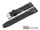 Uhrenarmband 20mm schwarz Marino Gator f�r IWC von BOB (Schlie�enansto� 18 mm)