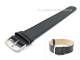Uhrenarmband 20mm dunkelblau Sattelleder Durchzugsband abgen�ht glatt