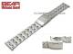Edelstahl-Uhrband 24mm massiv geb�rstet von BEAR