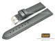 Uhrenarmband Bros 22mm grau Carbon-Look 