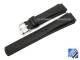 CASIO Ersatz-Uhrenarmband 17mm schwarz Leder (10224471) perforiert rote Naht f�r EFA-120L