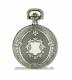 Mechanische Savonette-Taschenuhr Messing Antik-Look Ziffernblatt wei� von Claude Pascal (*CL*TU*)