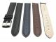5er-Set Uhrenarmb�nder CLASSIC ROBUST 18 - 24mm schwarz, dunkelbraun o. dunkelblau glatt, gef�ttert