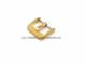 Breitdornschlie�e (CrBD-2402) 18mm Edelstahl goldfarben fein geb�rstet
