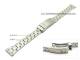 Uhrenarmband Edelstahl 14mm teilweise poliert mit Sicherheitsfaltschlie�e