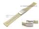 Uhrenarmband Edelstahl 18mm bicolor teilweise poliert mit Faltschlie�e