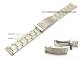 Uhrenarmband Edelstahl 18mm bicolor teilweise poliert mit Sicherheitsfaltschlie�e