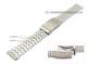 Uhrenarmband Edelstahl 18mm teilweise poliert mit Sicherheitsfaltschlie�e