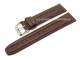 Uhrenarmband 20mm braun Schrumpfleder Doppelwulst