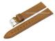 Uhrenarmband 16mm hellbraun elegantes Design sehr fein genarbt (Schlie�enansto� 14 mm)