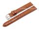 Uhrenarmband 15mm braun Alligatorpr�gung seidenmatt (Schlie�enansto� 14 mm)