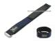 Klett-Uhrenarmband 20mm dunkelblau Nylon (Textil) mit Metallschlaufe von CONDOR