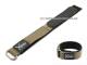 Klett-Uhrenarmband 20mm sandfarben (beige) Nylon (Textil) mit Metallschlaufe von CONDOR