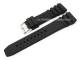 Uhrenarmband 20mm schwarz Silikon mit Lochmuster von CONDOR (Schlie�enansto� 18 mm)