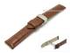 Uhrenarmband 20mm hellbraun Alligator-Pr�gung Faltschlie�e CONDOR (Schlie�enansto� 18 mm)